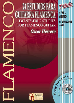 a 24 ESTUDIOS PARA GUITARRA FLAMENCA + CD