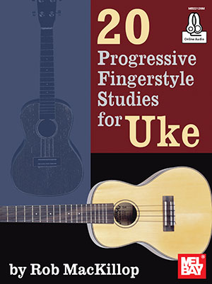 a 20 Progressive Fingerstyle Studies for Uke + CD