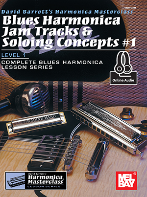Blues Harmonica Jam Tracks & Soloing Concepts #1 + CD