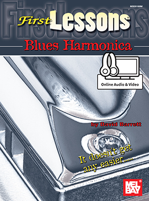 First Lessons Blues Harmonica Book + DVD