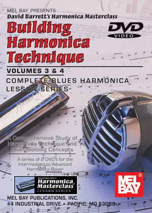 Building Harmonica Technique Volumes 3 & 4 - DVD