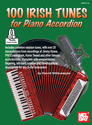 a 100 Irish Tunes for Piano Accordion + CD