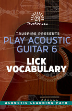 TrueFire - Play Acoustic Guitar 6: Lick Vocabulary DVD