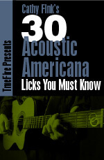 Cathy Fink - 30 Acoustic Americana Guitar Licks You MUST Know DVD