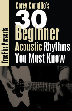 Corey Congilio - 30 Beginner Acoustic Guitar Rhythms You MUST Know DVD