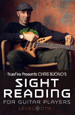 Chris Buono - Sight Reading for Guitar Players: Level 1 - DVD