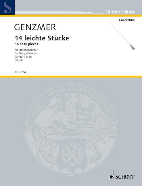 Harald Genzmer - 14 Easy Pieces for String Orchestra