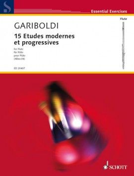 Giuseppe Gariboldi - 15 Etudes Modernes et Progressives For Flute