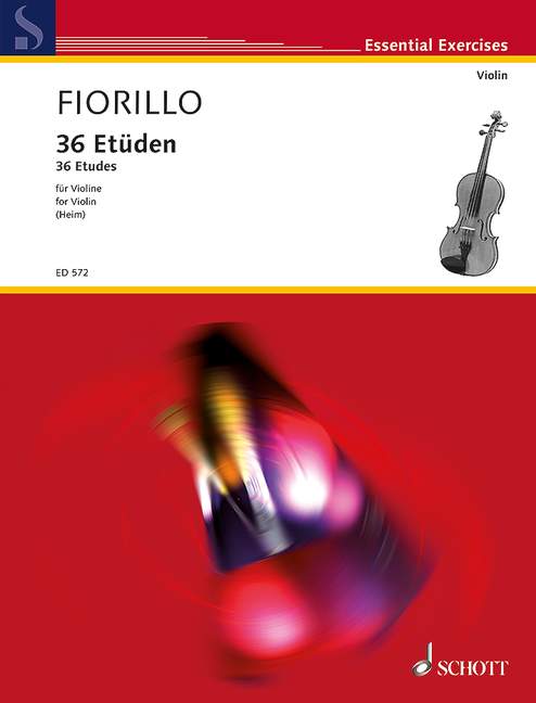 Federigo Fiorillo - 36 Etudes - For Violin