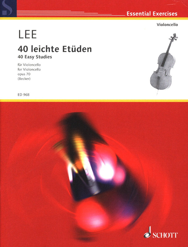 Sebastian Lee - 40 Easy Studies - For Cello