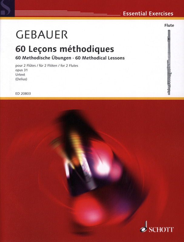 Gebauer - 60 Methodical Lessons - For 2 Flutes