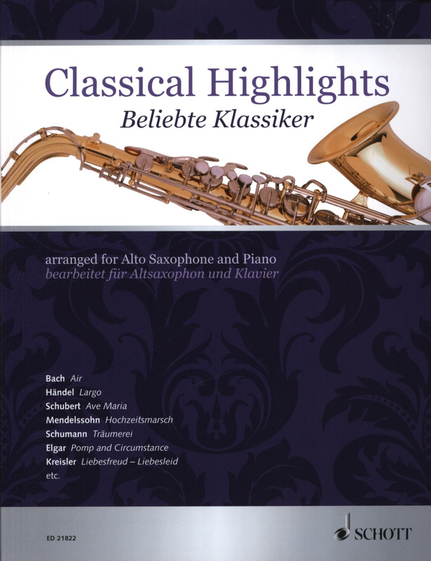 Classical Highlights - for Alto Saxophone and Piano