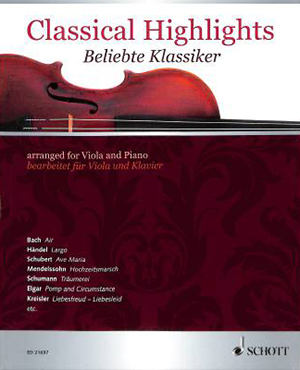 Classical Highlights - for Viola and Piano