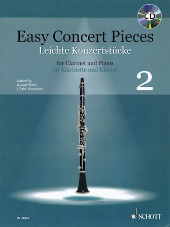Easy Concert Pieces - For Clarinet And Piano - Vol.2 + CD