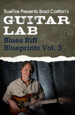 Brad Carlton - Guitar Lab: Blues Riffs Vol. 3 - DVD