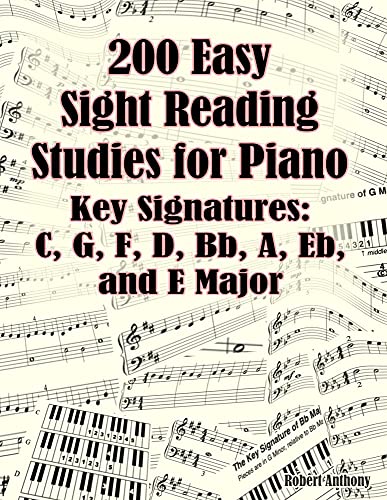 a 200 Easy Sight Reading Studies for Piano