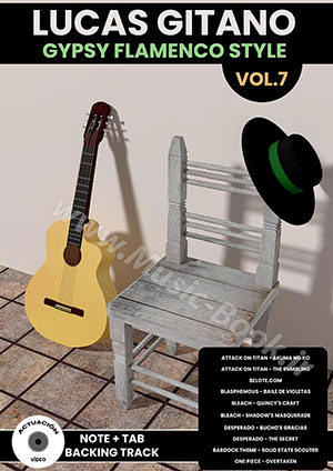 Lucas Gitano - Gypsy Flamenco Style Vol.7 + DVD (Video + BackingTrack)