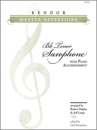 Kendor Master Repertoire - Alto Saxophone + CD