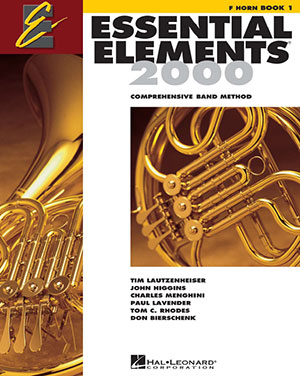 Essential Elements 2000 for Band - F Horn Book 1