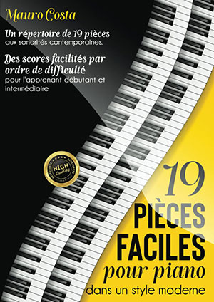 a 19 Pièces Faciles Pour Piano Dans un Style Moderne