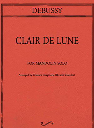 Debussy - Clair de Lune for Solo Mandolin