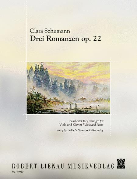 Clara Wieck-Schumann - Three Romances - For Viola and Piano