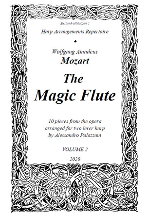 The Magic Flute for Lever Harp Duet, Volume 2