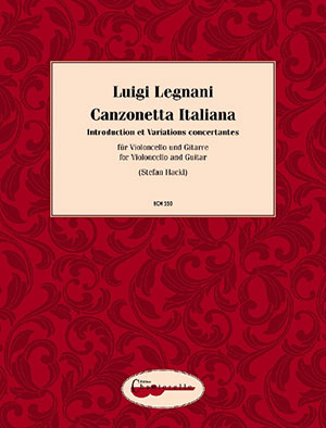 Luigi Legnani - Canzonetta Italiana - For Cello And Guitar
