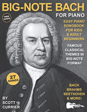 Big-Note Bach for Piano + CD