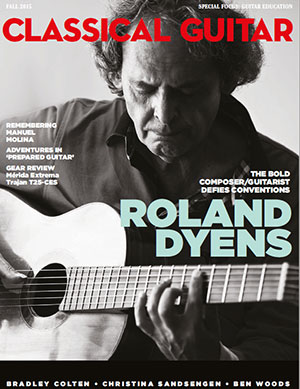 Classical Guitar Magazine - Fall 2015