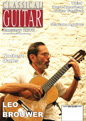 Classical Guitar Magazine - January 2010