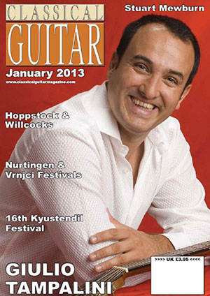 Classical Guitar Magazine - January 2013