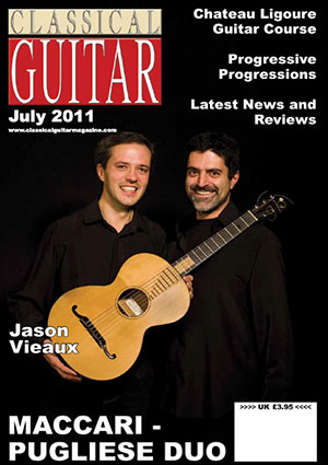 Classical Guitar Magazine - July 2011