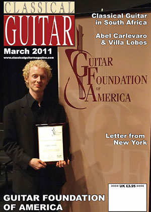 Classical Guitar Magazine - March 2011