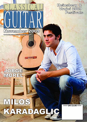 Classical Guitar Magazine - November 2009