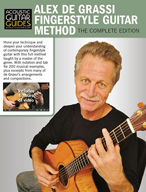 Alex de Grassi Fingerstyle Guitar Method Complete Edition + DVD