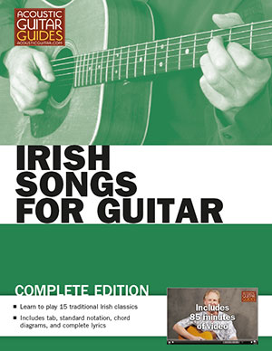 Irish Songs for Guitar Complete Edition Book + DVD