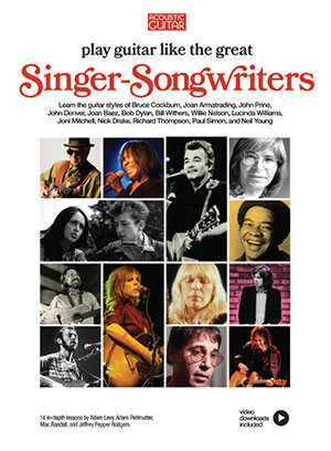 Play Guitar Like the Great Singer-Songwriters Book + 3 DVD