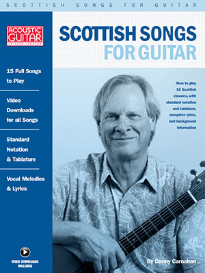 Scottish Songs for Guitar Book + 2DVD