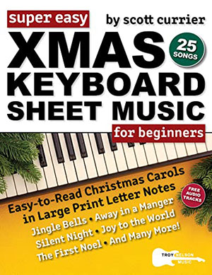 Super Easy Xmas Keyboard Sheet Music for Beginners + CD