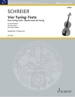 Four Turing-Test - For Two Violins