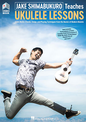 Jake Shimabukuro Teaches Ukulele Lessons Book + DVD