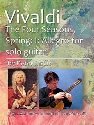 Vivaldi - The Four Seasons, Spring I Allegro for Solo Guitar