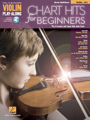 Chart Hits for Beginners Violin Play-Along Volume 51 + CD