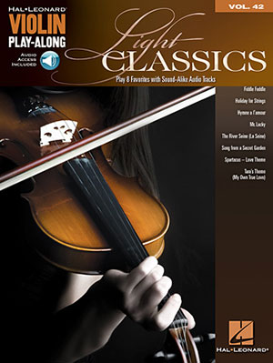 Light Classics Violin Play-Along Volume 42 + CD