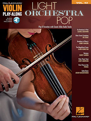 Light Orchestra Pop Violin Play-Along Volume 43 + CD