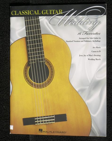 Songbook Classical Guitar Wedding 16 Classic Favorites Tab