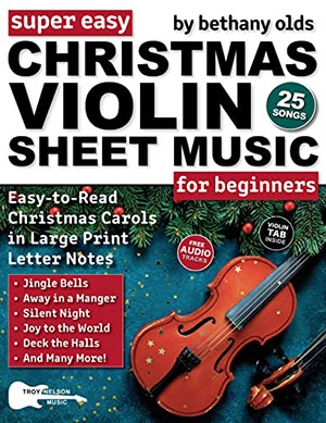 Super Easy Christmas Violin Sheet Music for Beginners + CD