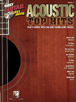 Acoustic Top Hits Easy Guitar Play-Along Volume 2 + CD