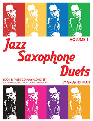 Greg Fishman Jazz Studios Jazz Saxophone Duets Vol.1 + 3CD